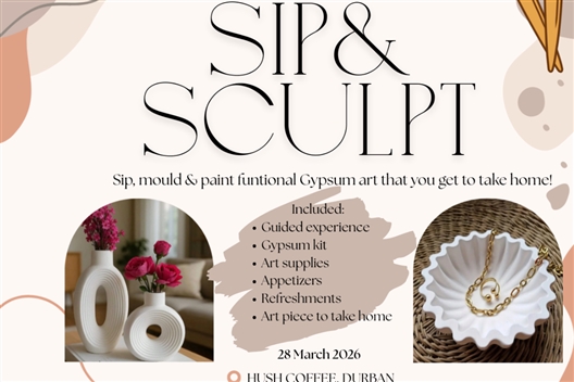 Sip, Sculpt & Paint - Gypsum